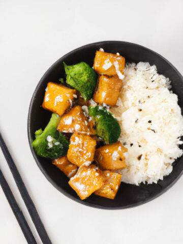 baked tofu teriyaki