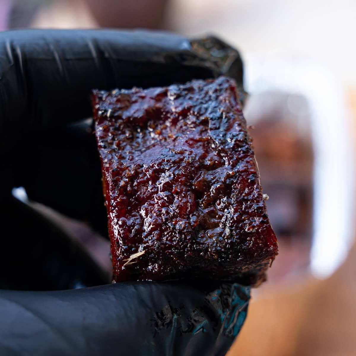 Substitute for brisket: Chuck Roast Burnt Ends with Apple Cider BBQ Sauce