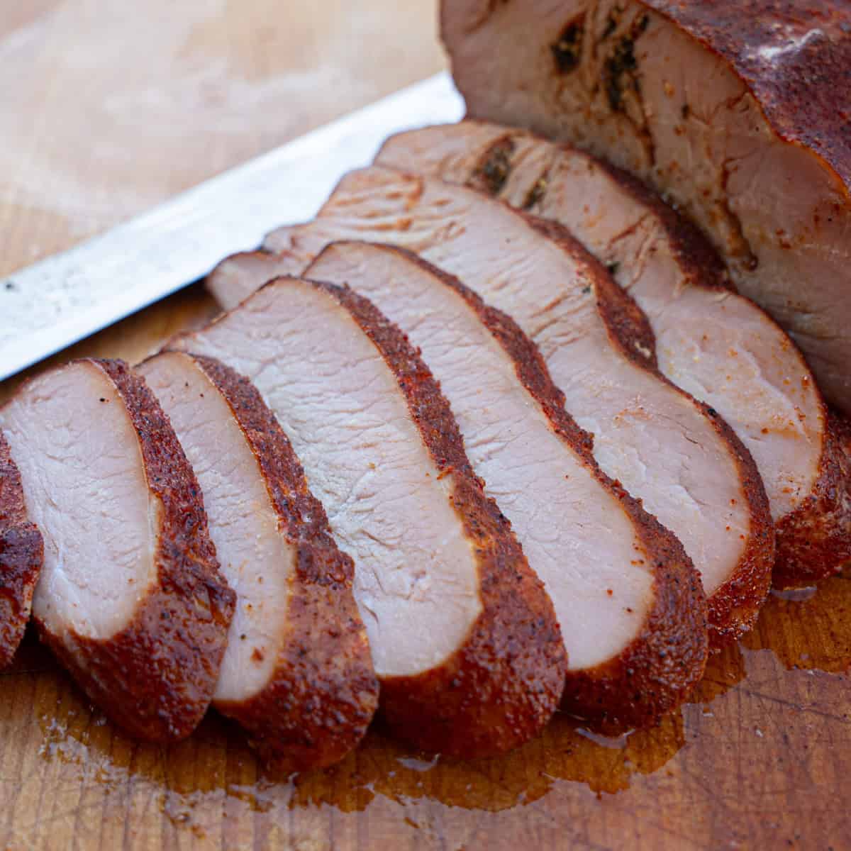 Smoked Turkey Breast with Texas Butter