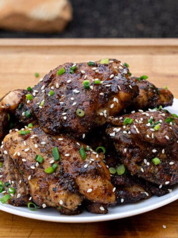 Boneless chicken thigh recipes: Grilled Chicken Thighs w/ Korean-Style BBQ Sauce