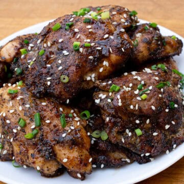 Boneless chicken thigh recipes: Grilled Chicken Thighs w/ Korean-Style BBQ Sauce