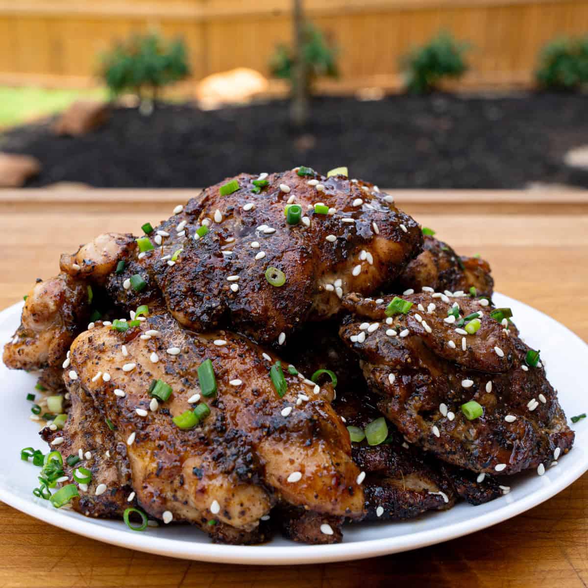Boneless chicken thigh recipes: Grilled Chicken Thighs w/ Korean-Style BBQ Sauce