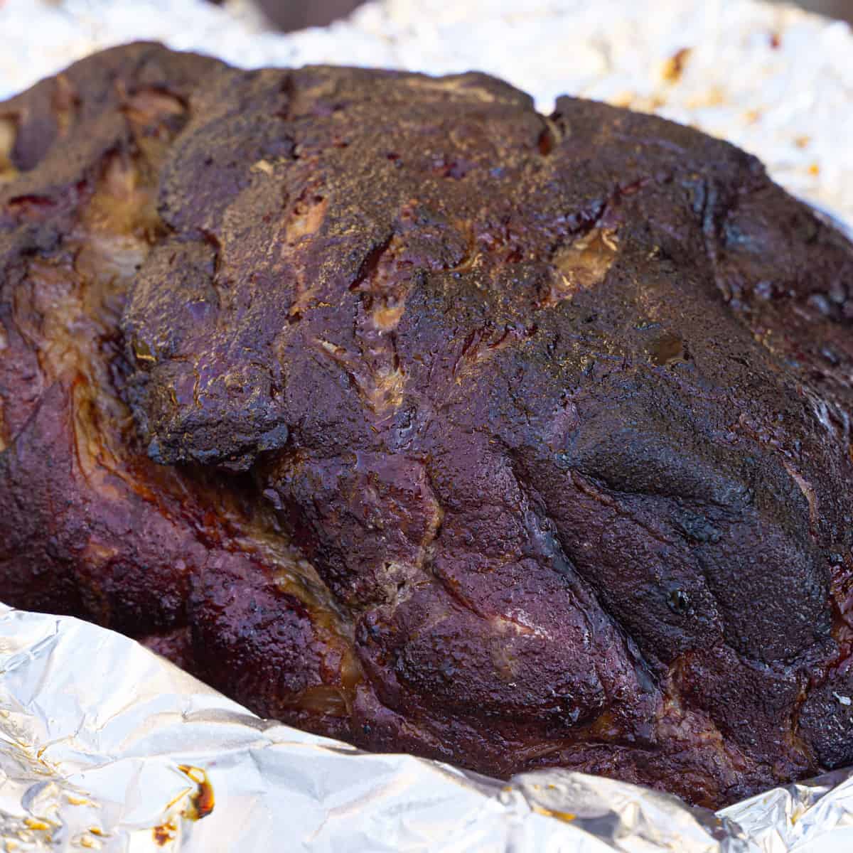 Smoked Pork Butt off of the Smoker