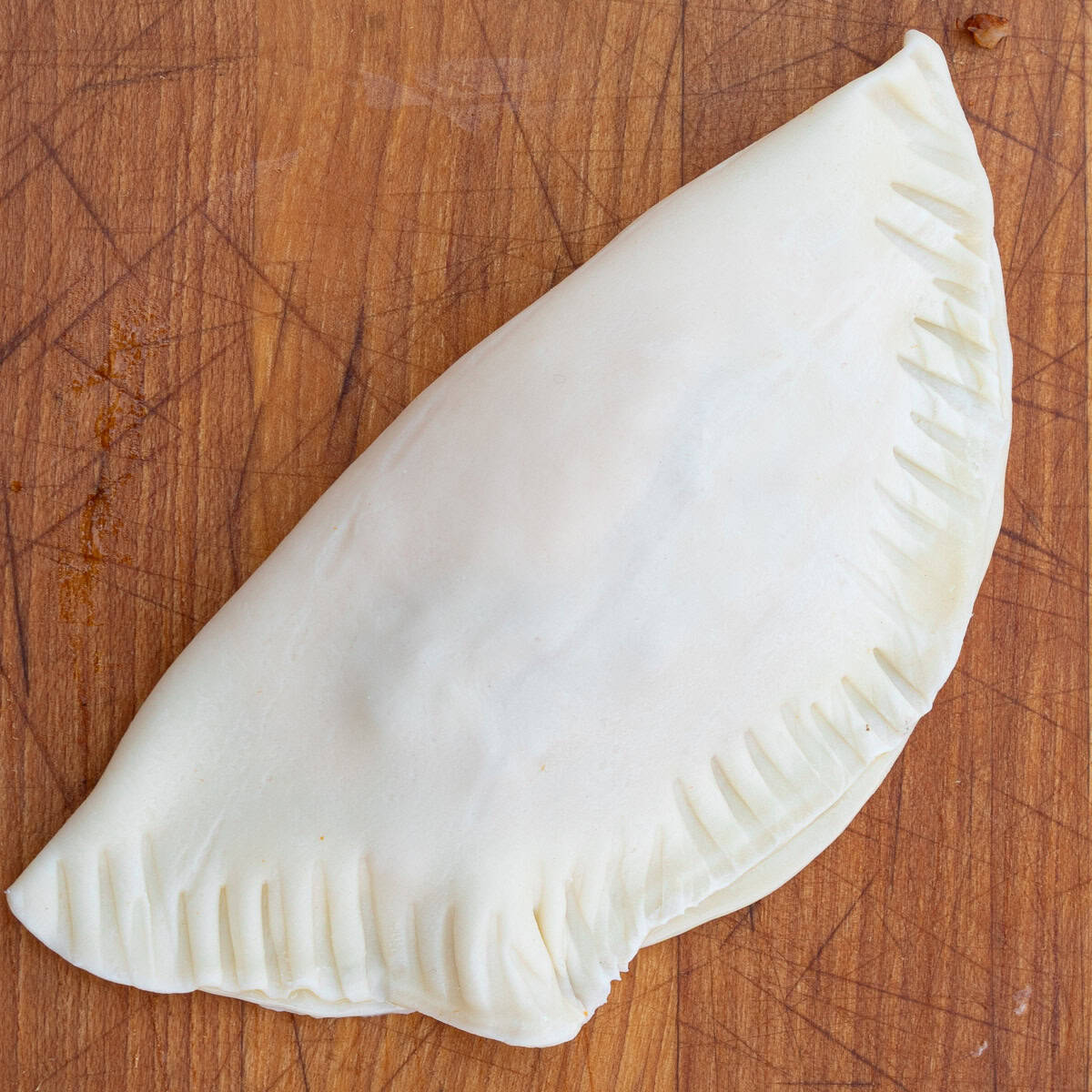 Prepared Shrimp & Grits Empanada in Empanada Wrapper