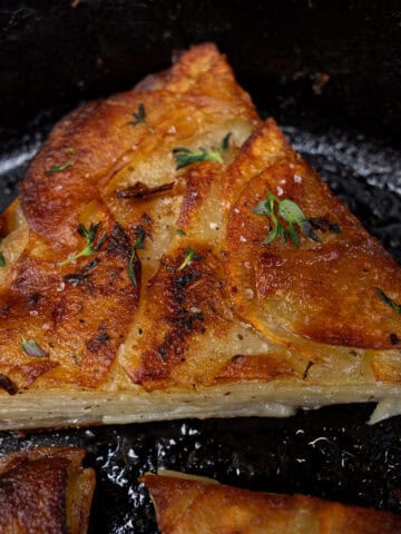 Seared Pommes Anna Potatoes