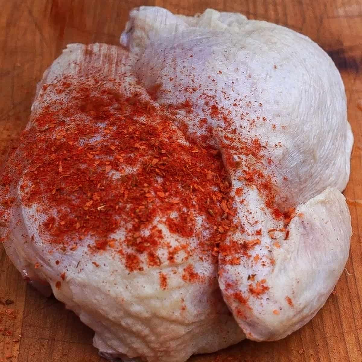 Seasoning Chicken Halves