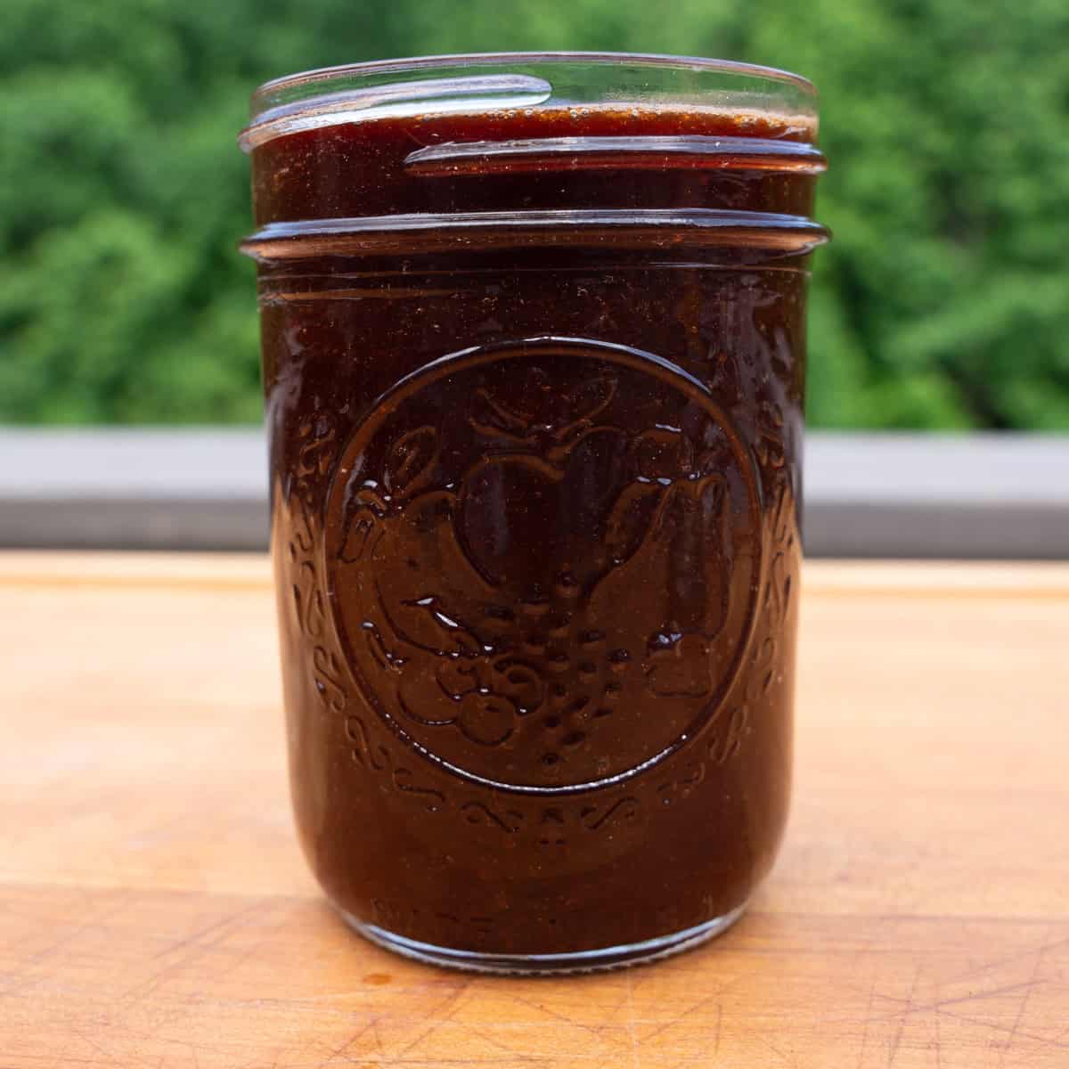 Homemade Cherry Molasses BBQ Sauce