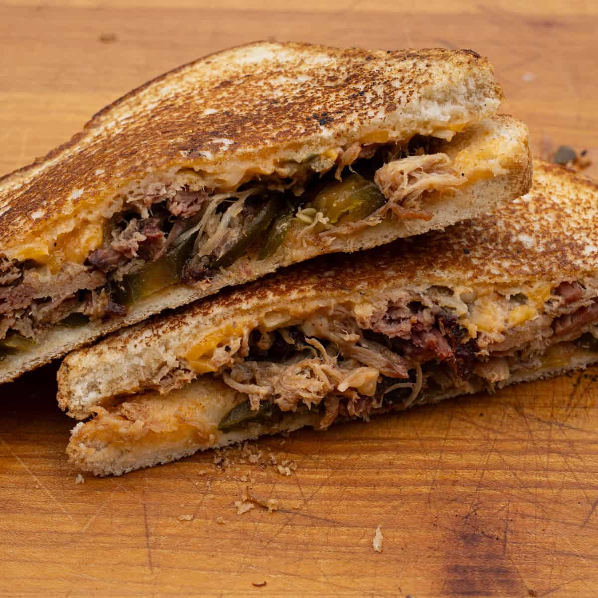 Pulled Pork BBQ Sandwich with Pickled Jalapeños