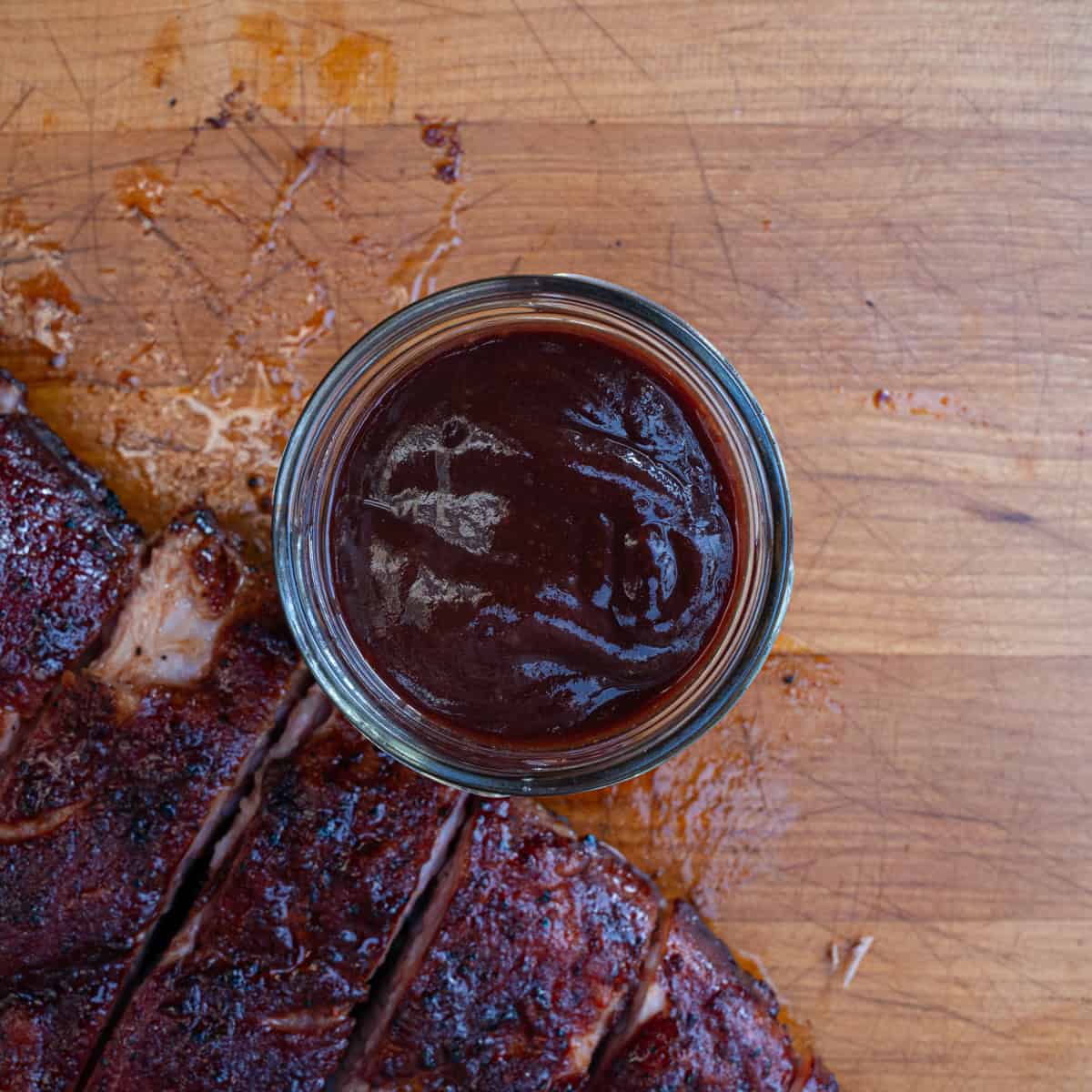 Finished Product of the Cherry Habanero BBQ Sauce