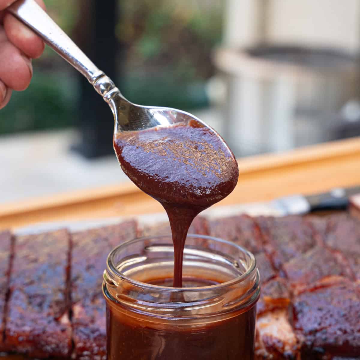 Finished Product of the Cherry Habanero BBQ Sauce