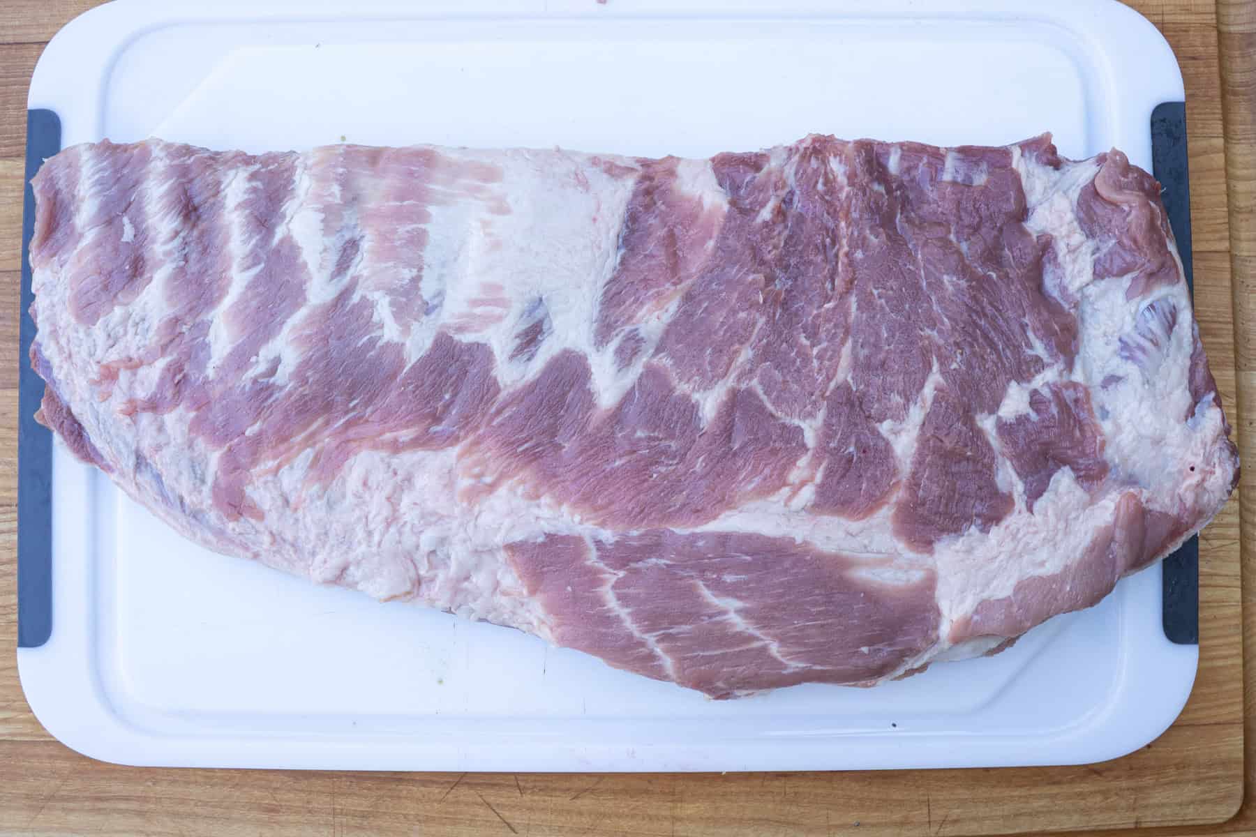Fresh, Raw, and Trimmed Spare Ribs