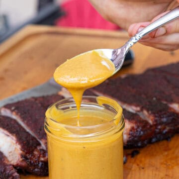 Finished Georgia Style BBQ Sauce
