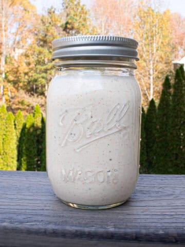 Finished product of my homemade alabama white sauce