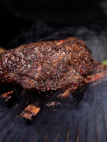 Beef Plate Short Ribs on the Smoker