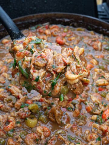 Spoonful of Cajun Crawfish Etouffee