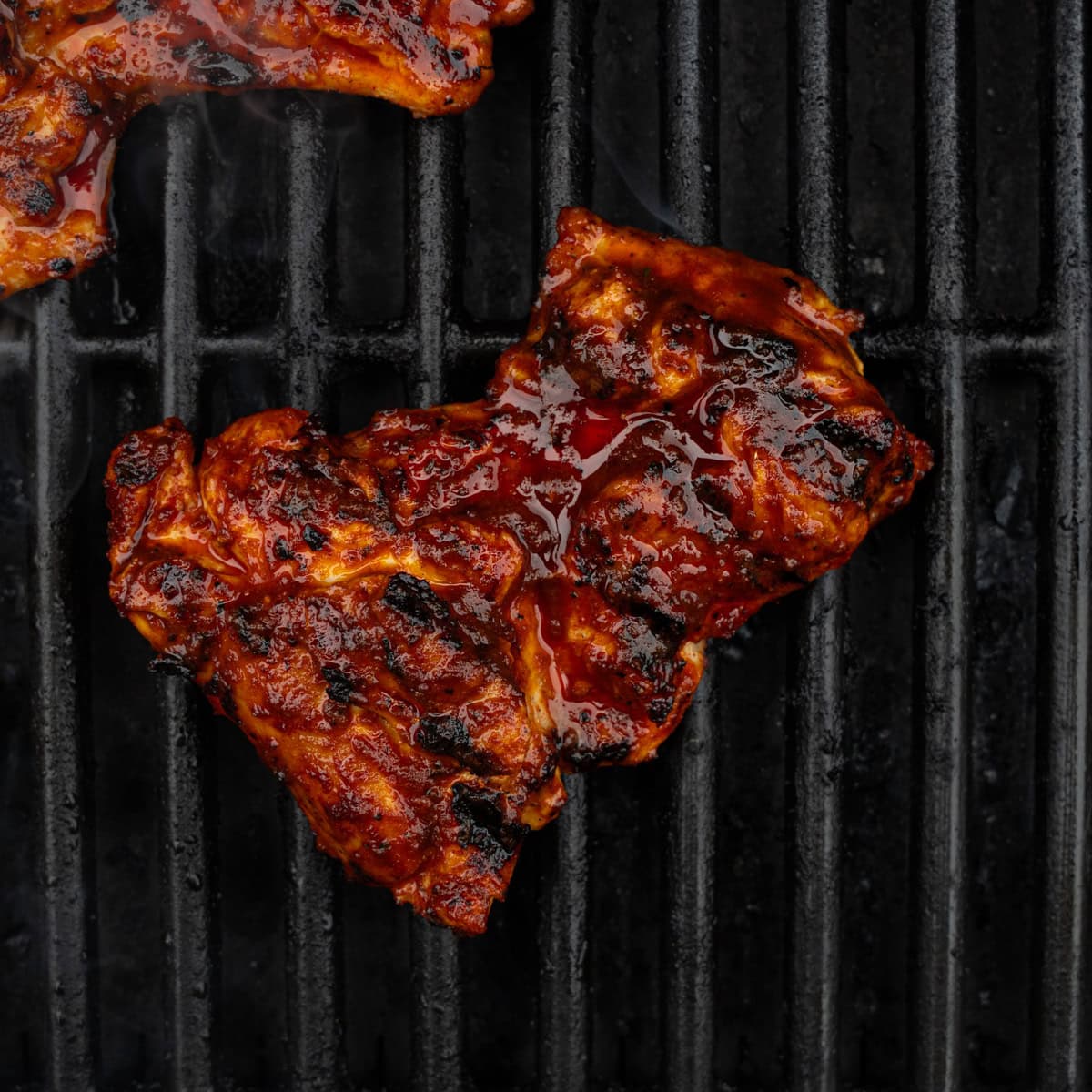 Grilled Chicken Brushed with Nashville Hot Oil Baste