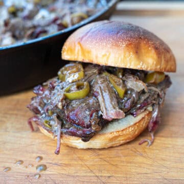 Smoked Mississippi Pot Roast Sandwich