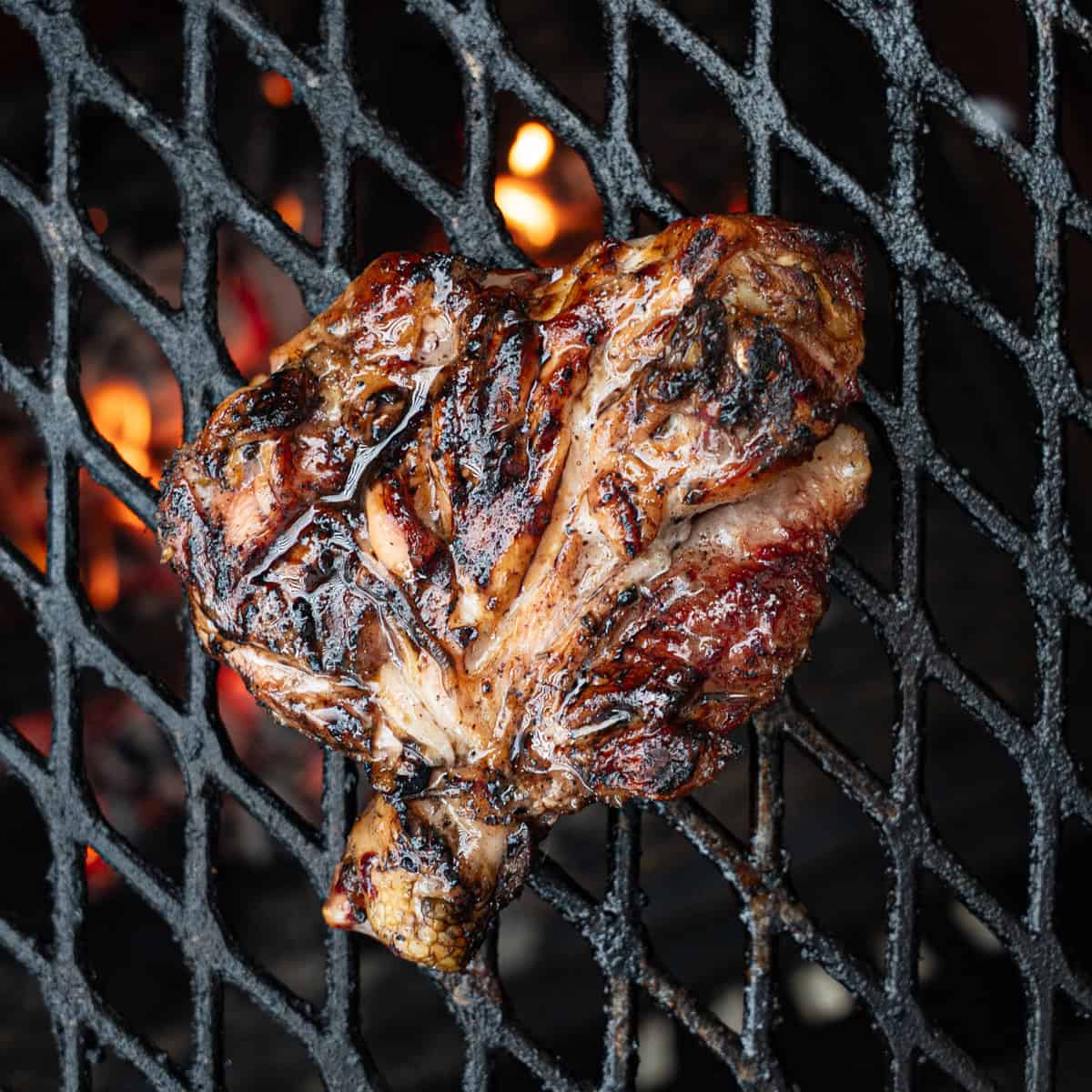 Butterflied Drumstick On the Grill