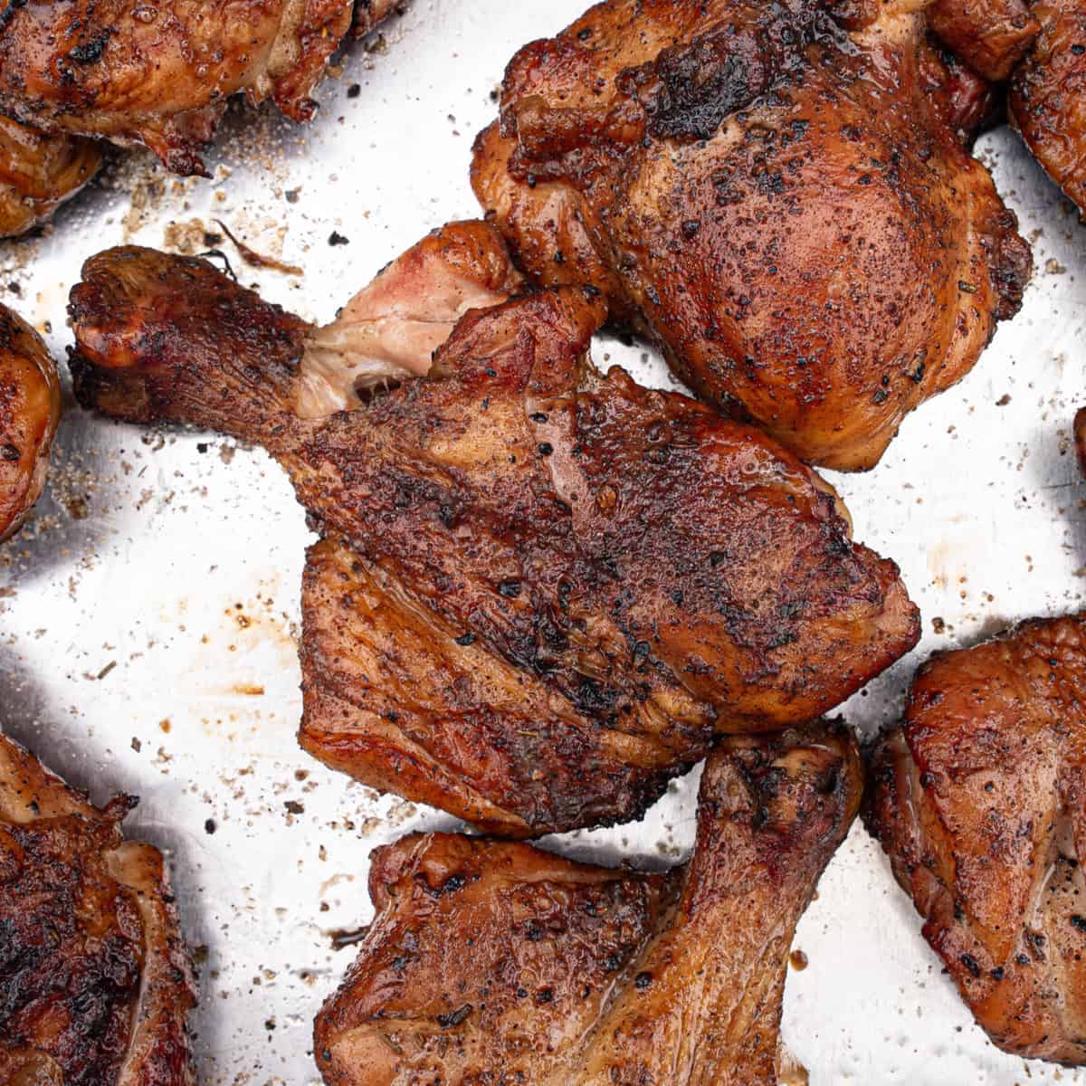 Grilled Butterflied Chicken Drumsticks Right Off of The Grill