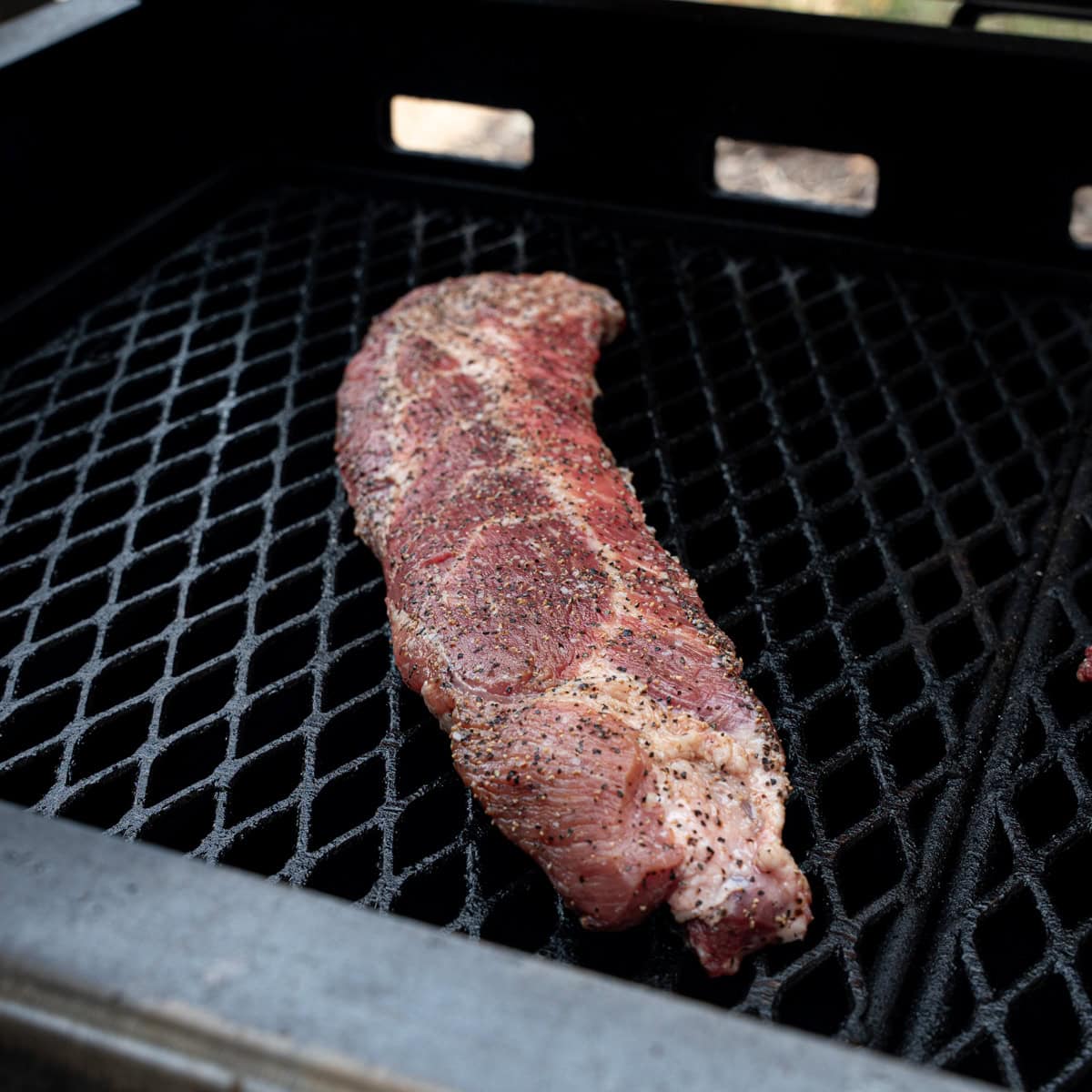 Rib tips recently added to the grill