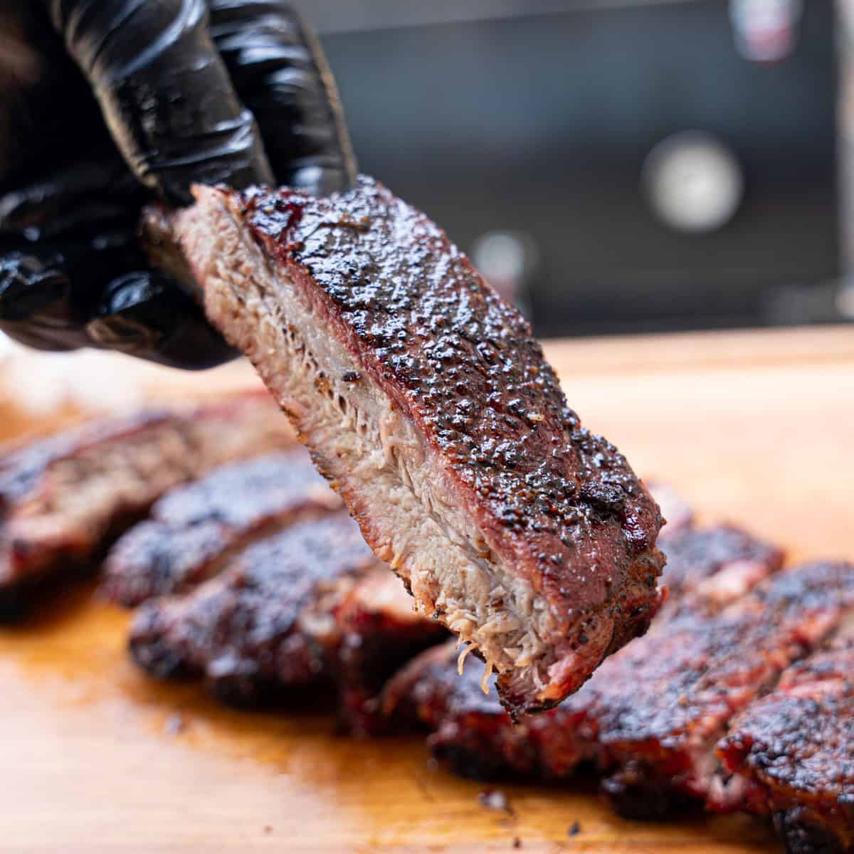 Direct Heat Ribs fresh off the grill