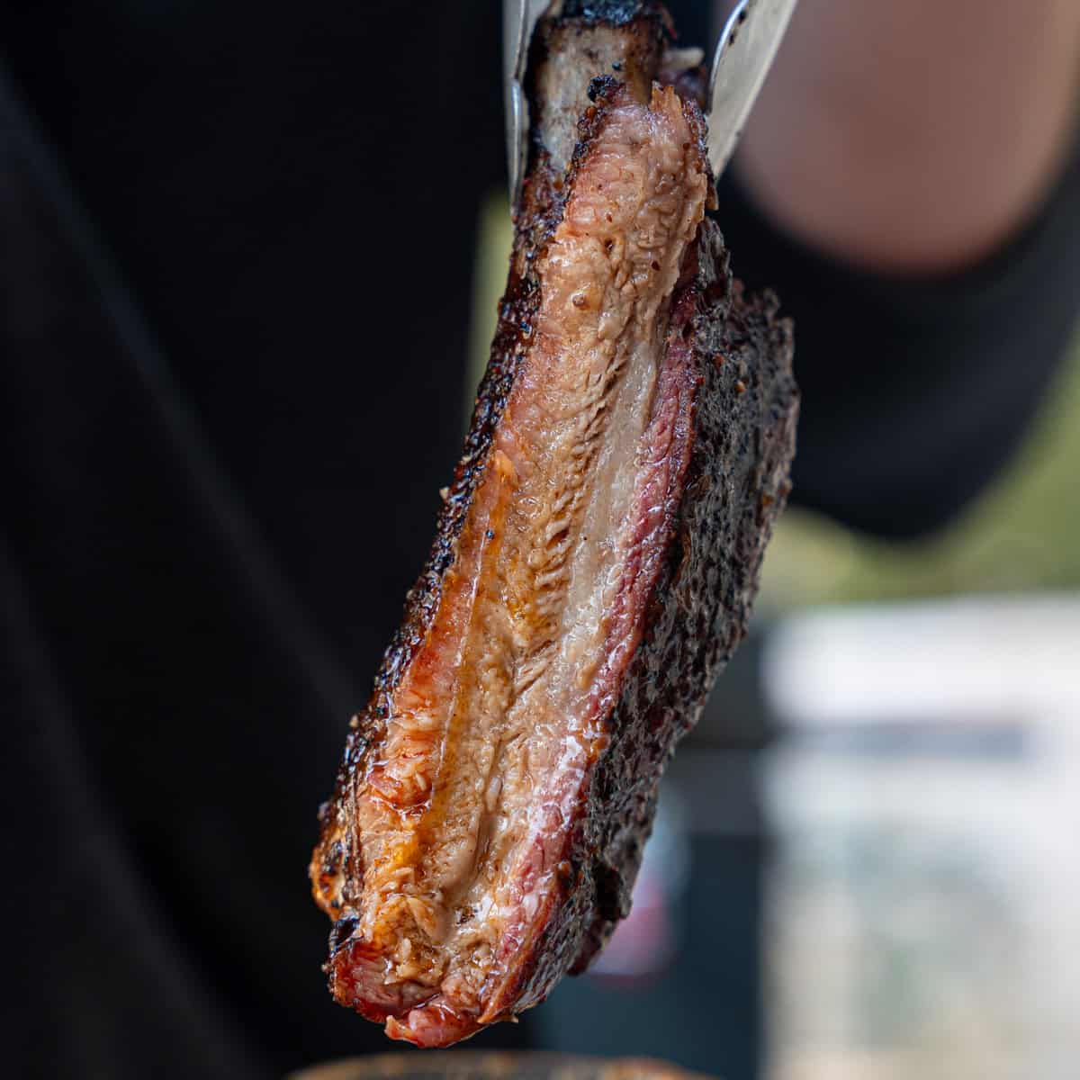 Direct Heat Spare Rib with Mop Sauce