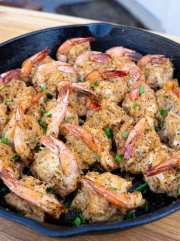 Cajun Crab Stuffed Shrimp Freshly Pulled from the Smoker
