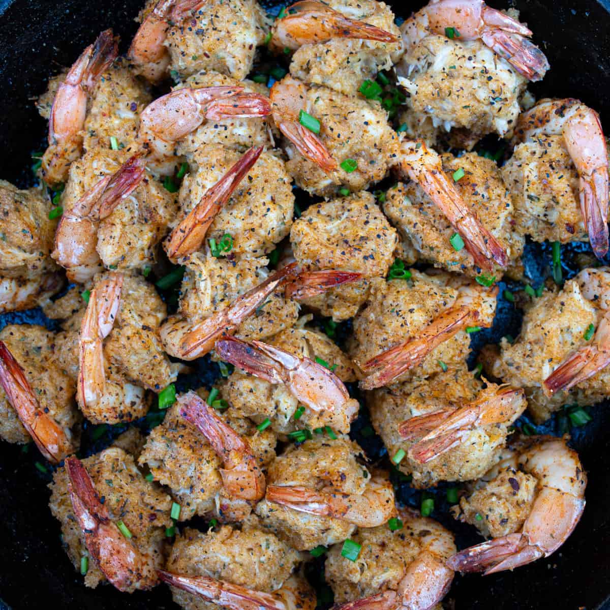 Cajun Crab Stuffed Shrimp Freshly Pulled from the Smoker