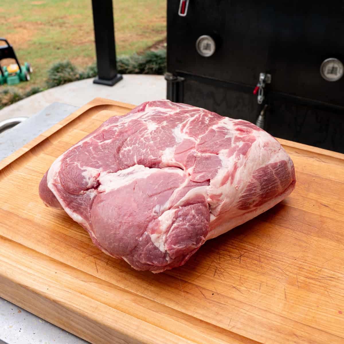 Raw, Bone-in Pork Butt