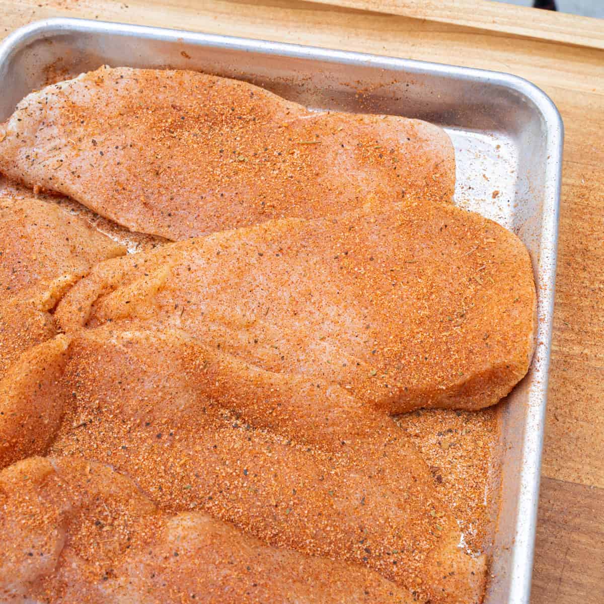 Seasoning chicken